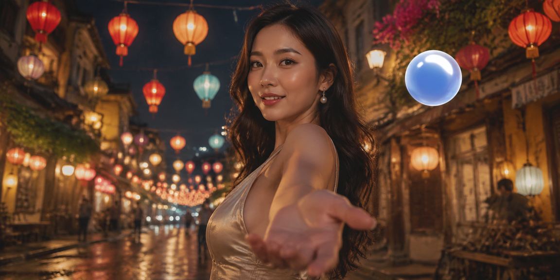 Không khí buổi tối Hà Nội với đèn lồng, người dùng xem kèo bóng đá V.League trên 5699